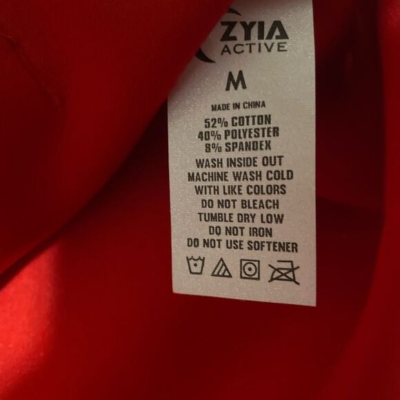 Zyia Active Men's Red Activation Hoodie Size Medium 18525M NWT - Picture 5 of 6